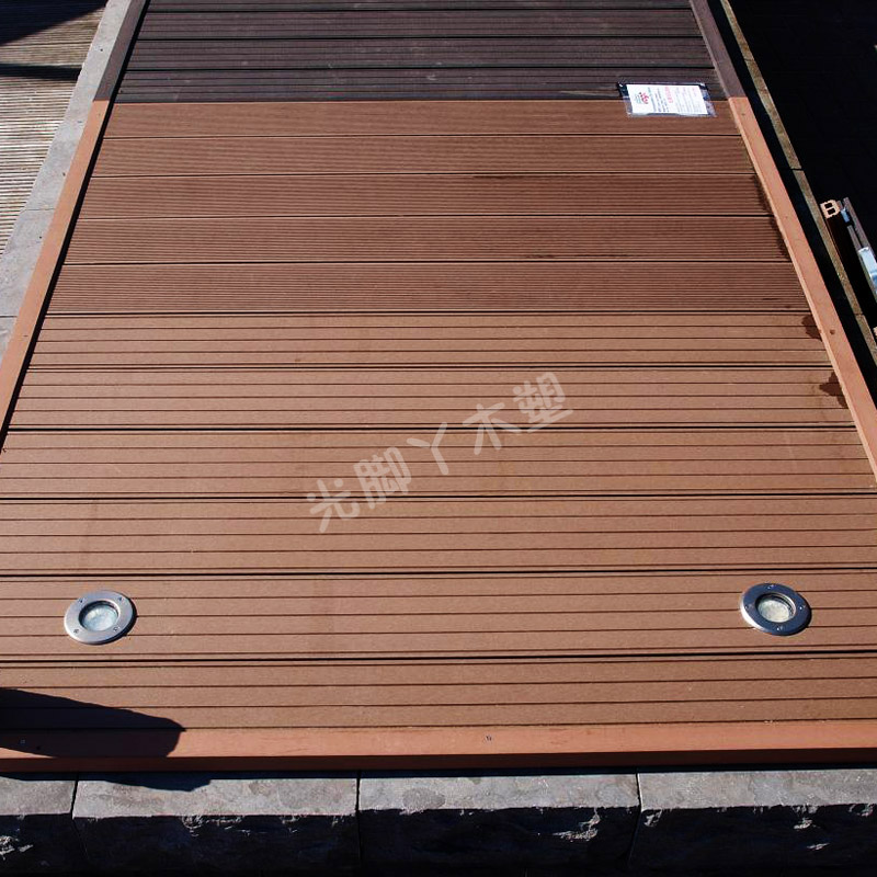 Wood plastic outdoor floor，Outdoor living space，Outdoor furniture floor，